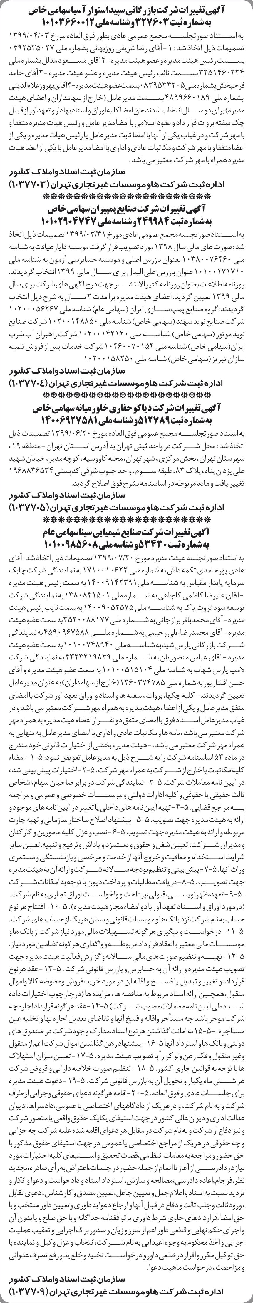 خبر 5 3 درباره شرکت بازرگانی سپید استوار آسیا